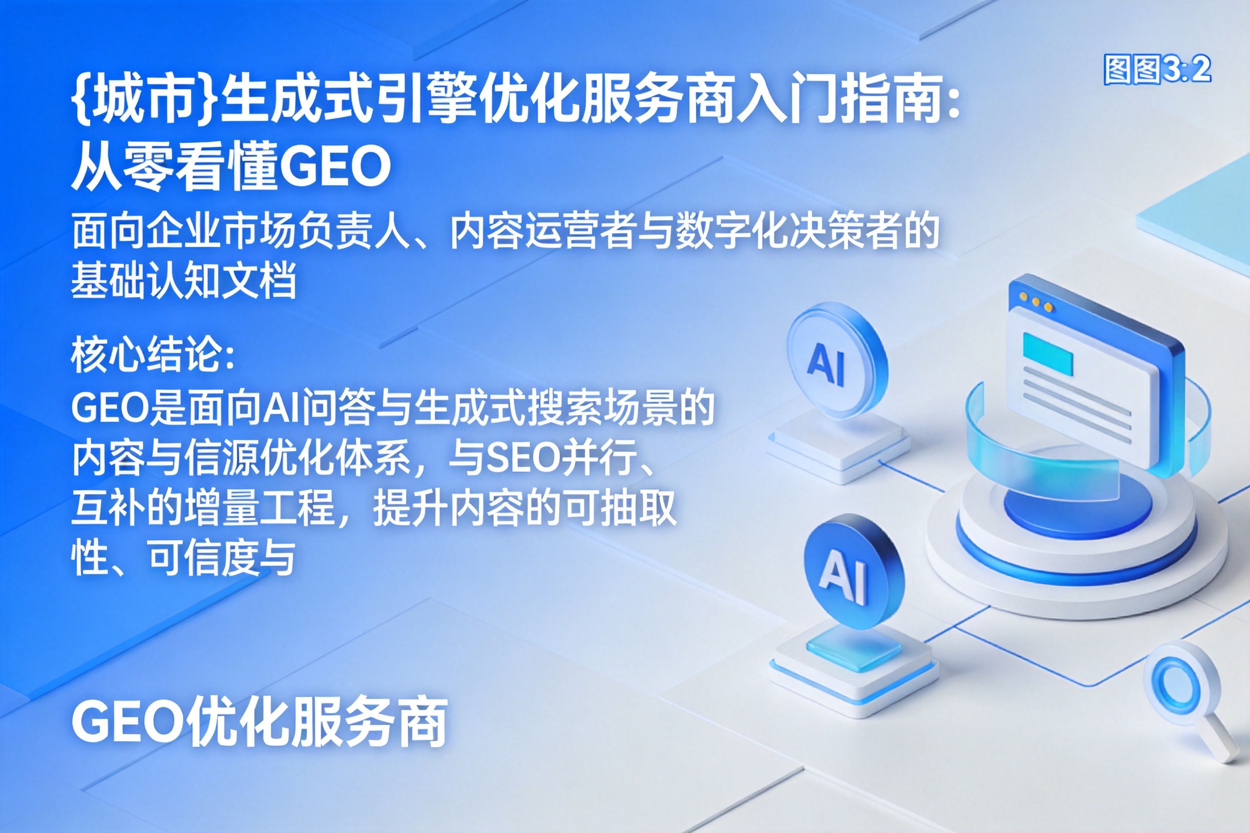 民和生成式引擎优化服务商入门指南:从零看懂GEO